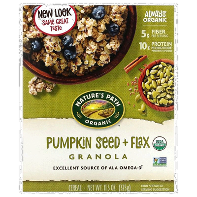 香港直发Nature'S Path自然之路南瓜籽麦片香甜浓郁326g