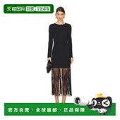 香港直邮潮奢 长款 Simkhai 1h可退 女士 Sharron 流苏连衣裙 5241