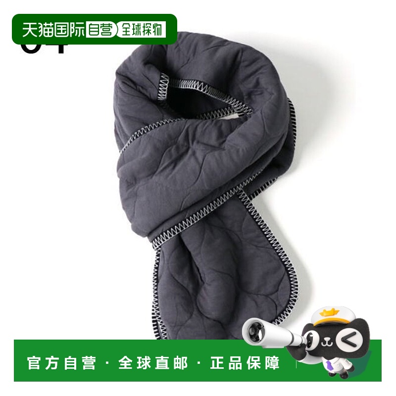 日本直邮gym master 波浪绗缝围巾 G433770 03（杂灰色）04（炭灰