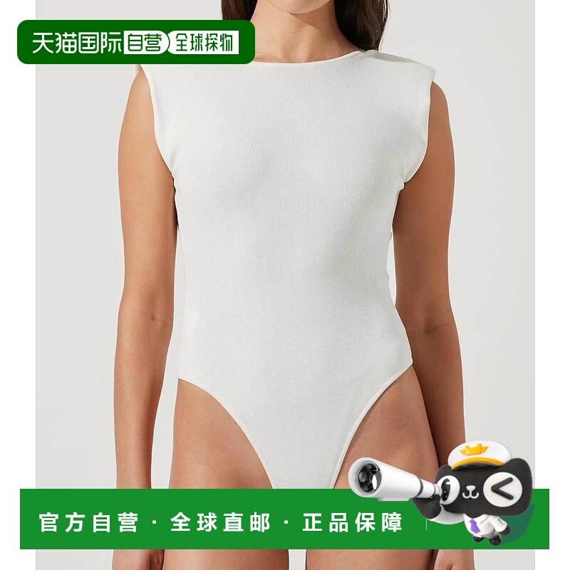自营astr the labelSanta Fe Bodysuit In White - white 美国奥