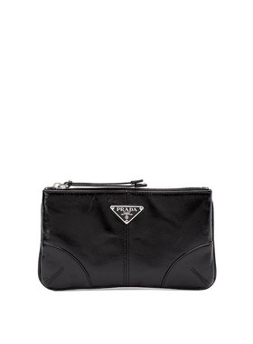 PRADA 男士手提包 2MB0412CX7F0002 AW2024 黑色 皮革拉链袋