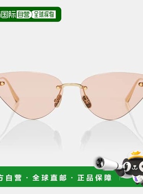 1h可退 香港直邮DIOR 迪奥 女士 C B5U 猫眼太阳眼镜 pink粉色 舒