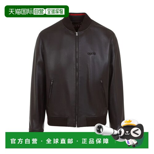 1h可退 香港直邮GUCCI 男士夹克 793726XNA3M2014 SS2025 棕色 Gu