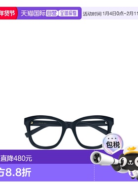 香港直邮GUCCI 女士眼镜 GG2104O004 SS2026 黑色 全框平光镜