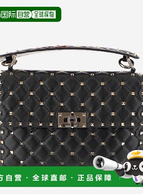 香港直邮VALENTINO 女士斜挎包 VW2B0122NAP0NO CO 黑色手提包