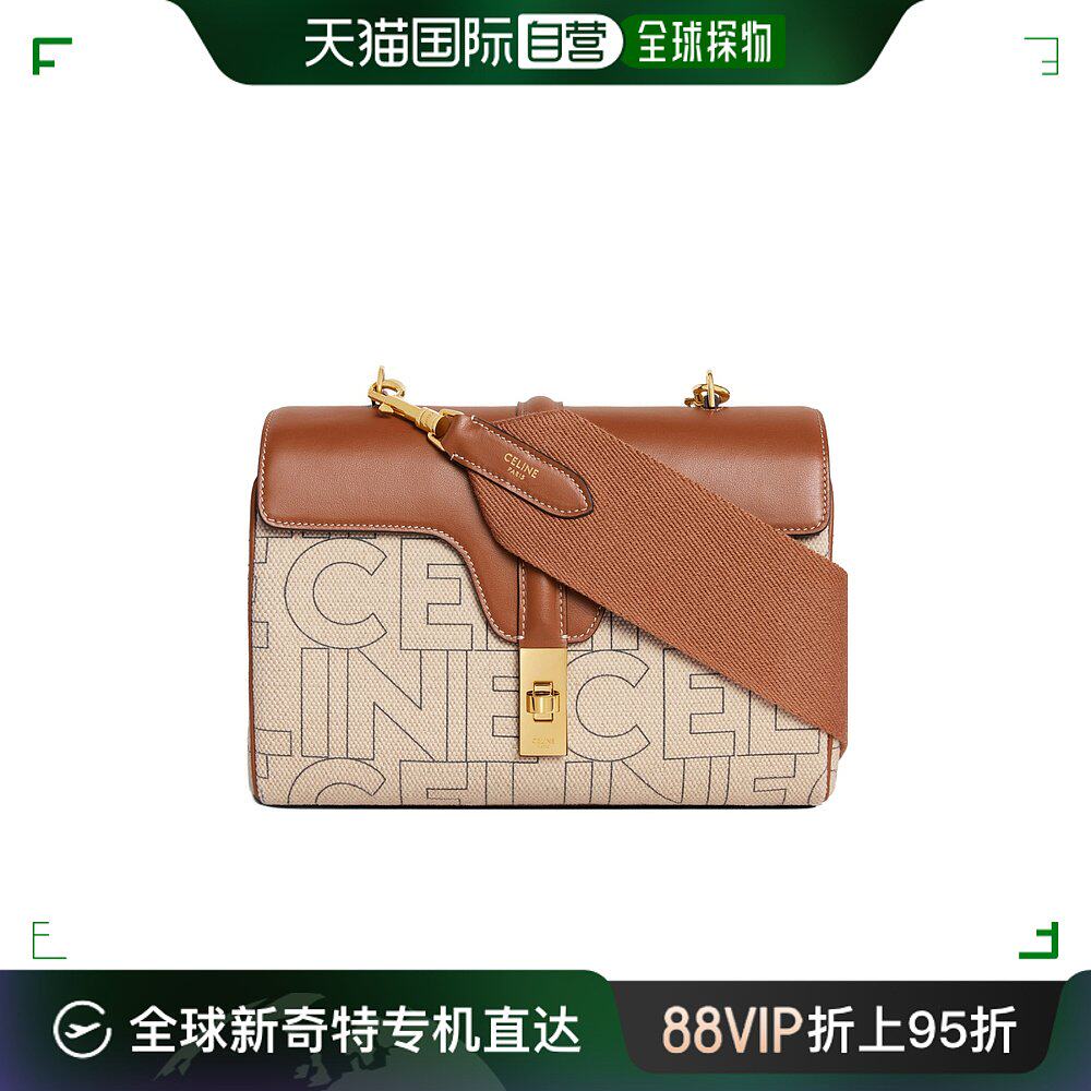 香港直邮潮奢 celine 思琳 女士徽标单肩包
