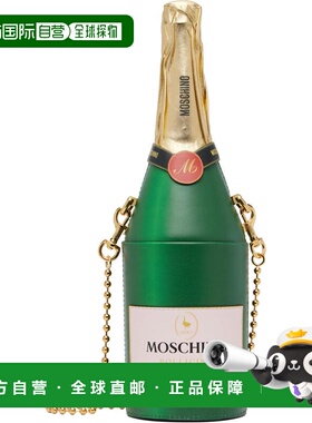 1h可退 香港直邮Moschino 莫斯奇诺 女士 绿色 & 金色 Champagne