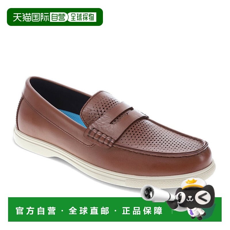 自营 Dockers男式Bellwood真皮连衣裙休闲便鞋-奶油糖果 美国奥莱