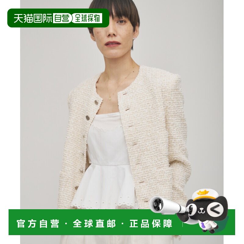 日本直邮GEMINI 女装 宽松版型 花呢外套 半透明设计里布 WGG1052