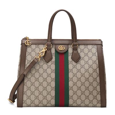 SS19 GUCCI 古驰 女士棕色斜挎单肩包 524537-K05NB-8745