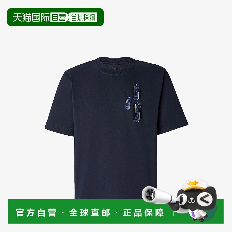 1h可退 欧洲直邮FENDI 芬迪 25秋冬 FY0936AOZ5F0PTH 男士 短袖T