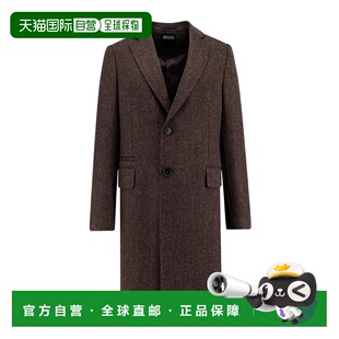西装 1h可退 297702A24DG2G0男装 单排扣羊毛大衣 香港直邮Zegna