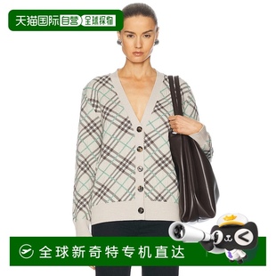 香港直邮Burberry 女士 1h可退 巴宝莉 8101755 长袖 针织开衫