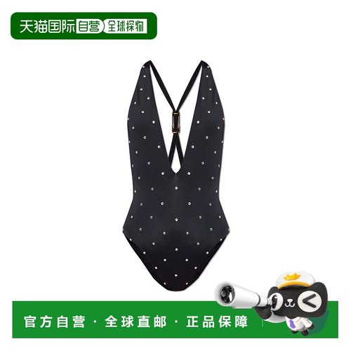 香港直邮VERSACE 女士泳装 SS2025 10183671A136782B740黑色 泳衣