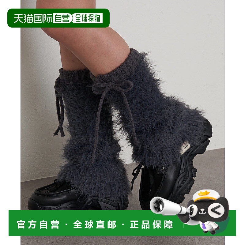 1h可退 日本直邮Ray Cassin 女装 仿毛绒质感 腿部保暖袜 设计亮