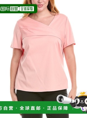 自营 lafayette 148 new york拉斐特148纽约Plus扭曲上衣-粉红色