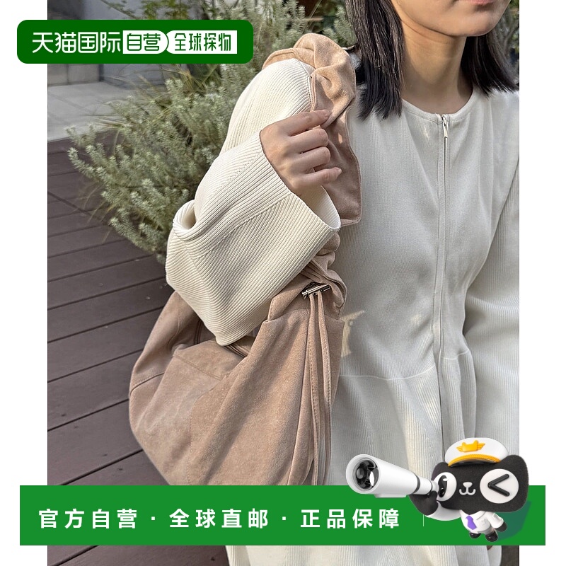 1h可退 日本直邮Lattice 女装 2WAY 仿麂皮褶饰手提包 可调节 BA2