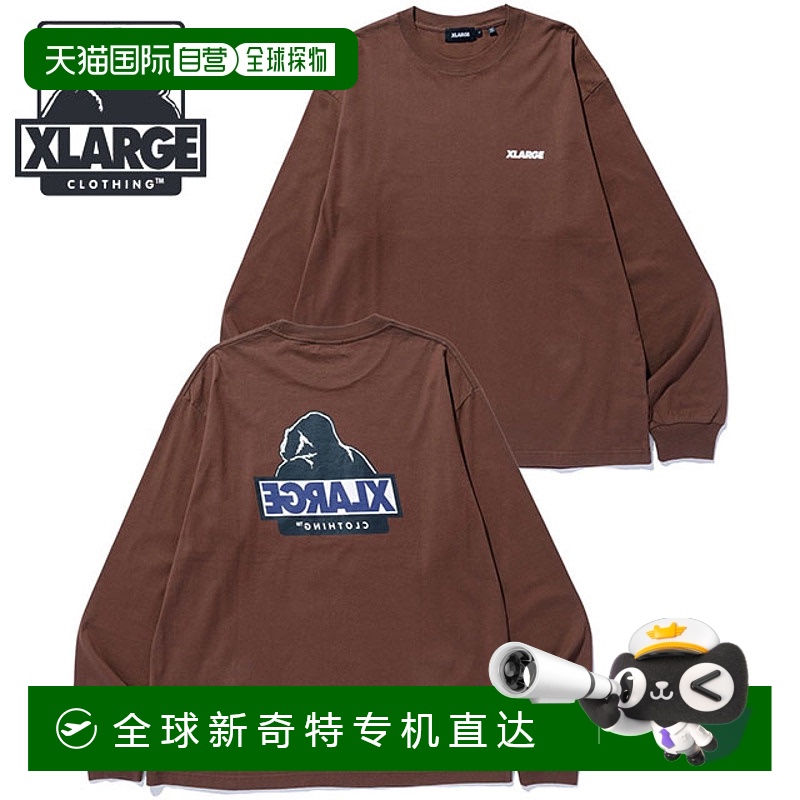 日本直邮XLARGE BACKSIDE OG 长袖T恤 [101251011006 SS25] BACKS