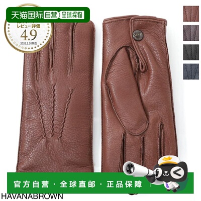 日本直邮Dents 男士 Heritage Collection Windsor 鹿皮手套 15 1