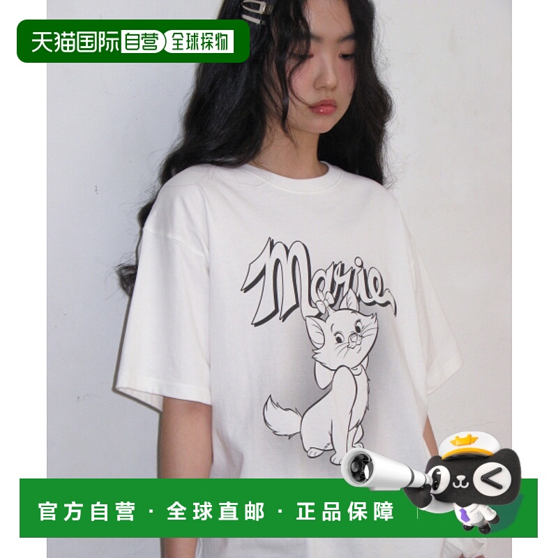 韩国直邮AMES WORLDWIDE 女士女装T恤AM2FMUT515BWH