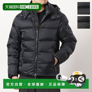 BRETT 男士 连帽尼龙拉链外套 色 日本直邮MOORER 羽绒服