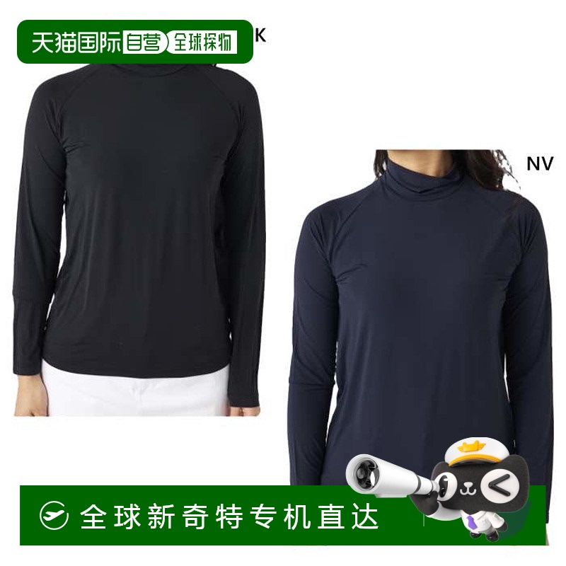 日本直邮FILA GOLF 女士高领内衫高尔夫服装上衣内衣运动内衣长袖
