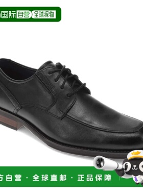 自营 Dockers男士Elmer合成革连衣裙牛津系带鞋-黑色 美国奥莱直