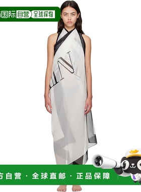 香港直邮潮奢 Balmain 巴尔曼 女士 白色 Two-Tone Printed Beach