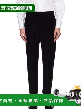 香港直邮潮奢 Thom Browne 汤姆 布朗 男士 黑色 Narrow Wale Cor
