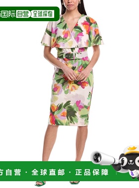 自营 Maison Tara腰带护套连衣裙-紫色 美国奥莱直发