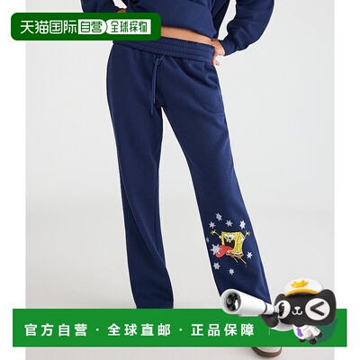 自营Aeropostale Spongebob X Snowflakes Straight Leg Sweatpan