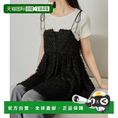 1h可退 日本直邮Cieluna女士性感束身设计蝴蝶结吊带衫 LUNoc425