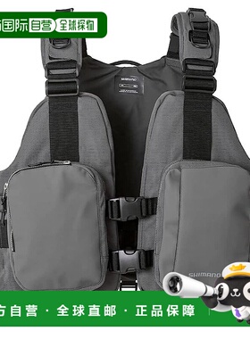 【日本直邮】禧玛诺 可拆卸游戏背心 VF-036V 灰色 自由尺寸 钓鱼