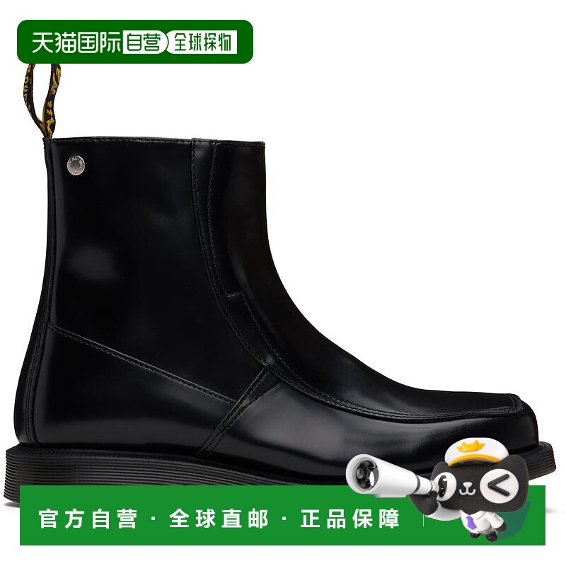 1h可退 【美国直邮】Dr Martens黑色Durrow拉链靴 女鞋时装靴 242