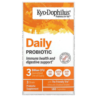 香港直发Kyolic益生菌嗜酸乳酸菌温和舒缓均衡营养科学配比180粒