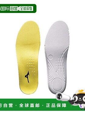 【日本直邮】Mizuno美津浓运动透气鞋垫黄色软弹O(27.5~29.0cm)