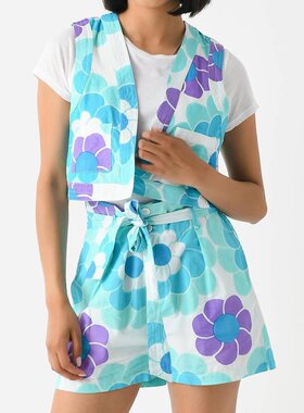 美国直邮Antik Batik Suny 蓝色马夹 女士精品 轻便舒适 经典版型