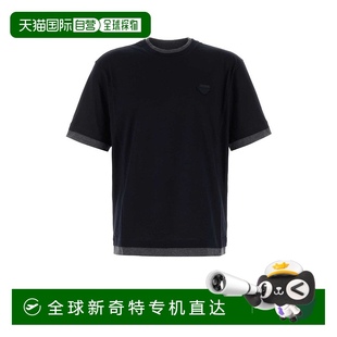 AW2025 1h可退 藍色 UJN912SWMO11CDF095J T恤 香港直郵PRADA 男士
