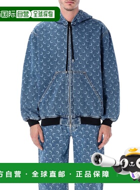 1h可退 香港直邮MARINE SERRE 男士夹克 25AMJA071BCDEN0002BL05