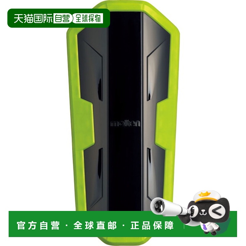日本直邮Molten 天鹅 Seshin Guard M 尺寸黑色 x 浅绿色足球配件