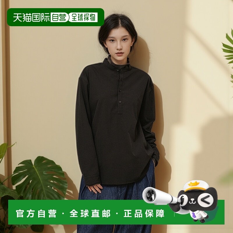 日本直邮Adam et Rope' 男女同款宽松版型防水立领衬衫 2024BGMG2