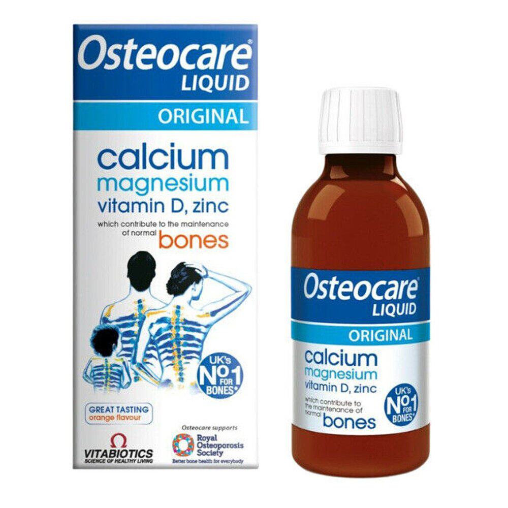欧洲直邮英国药房OSTEOCARE液体钙明星补钙婴幼儿童中老年3瓶
