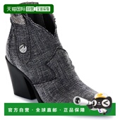 女士鞋 JEANS 子短筒靴 944 欧洲直邮Fru.it NERO 8575 CUOIO