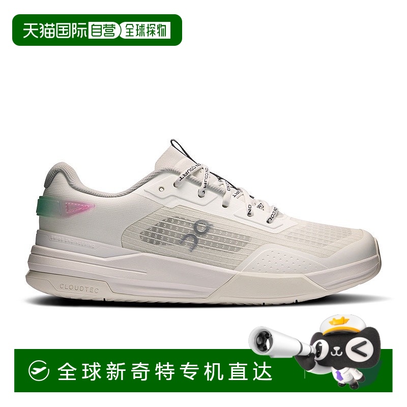 欧洲直邮On昂跑 THE ROGER系列女士白色/象牙白再生聚酯纤维logo