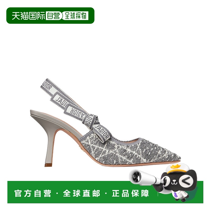 1h可退 香港直邮dior 女士 凉鞋迪奥高跟尖头蝴蝶结高跟鞋单鞋