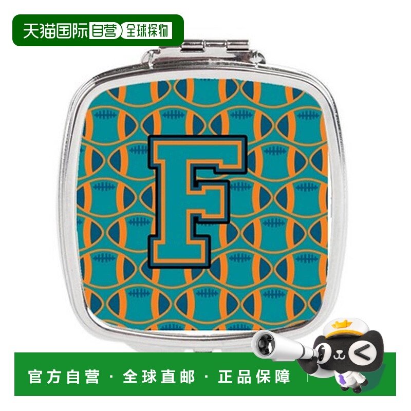 自营 Carolines Treasures CJ1063-FSCM 字母 F 足球水色正品