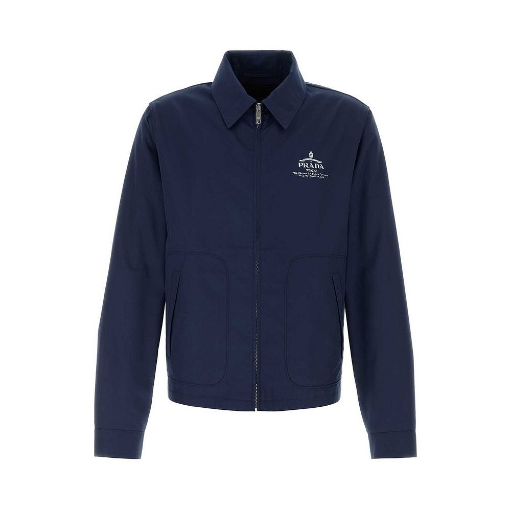 潮奢 Prada 普拉达 男士 标志印花拉链夹克 SGC629SOOO1480