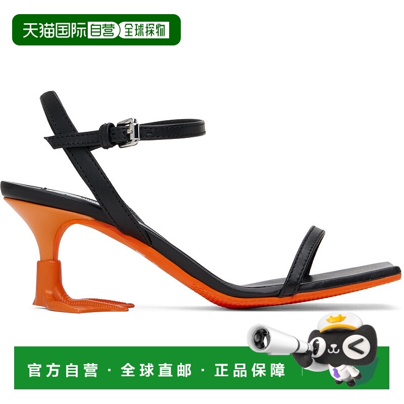 香港直邮潮奢 Moschino 莫斯奇诺 女士 黑色 Duck 凉鞋 MA16575G1