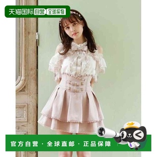 Liz 0蕾丝夏季 Lisa双蝴蝶结腰带短裙 5108 格纹 153 日本直邮日潮