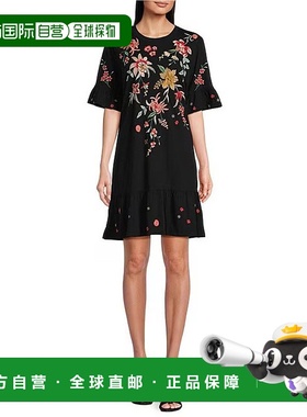 自营johnny wasJonny Was Women's Andrean Placement Floral Emb